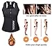 ANGOOL Adjustable Shaper Trainer Belt Sauna Tank Top Neoprene Sauna Suit,Black,X-Large