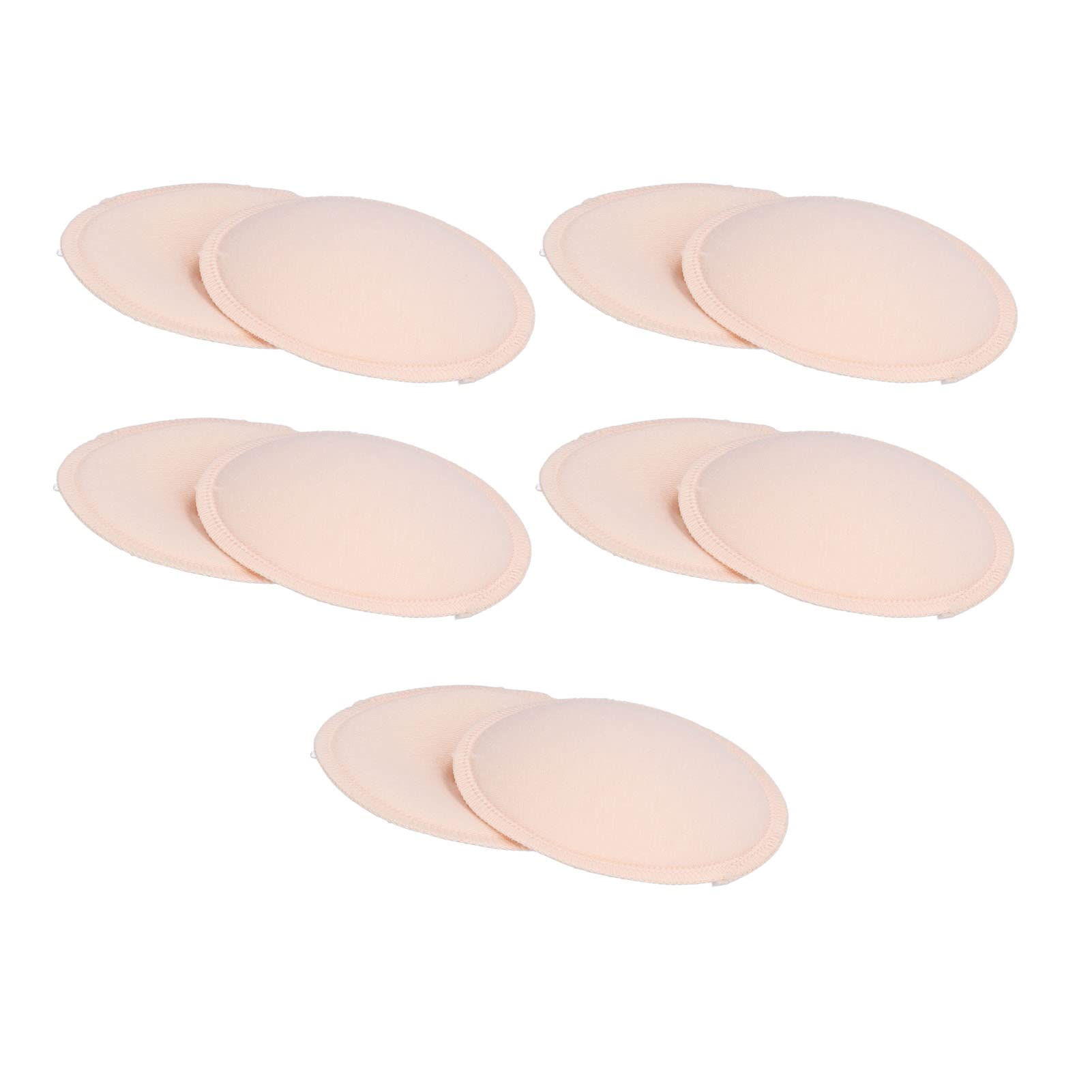 Entatial Reusable Breast Pad, 10pcs Prevent Leaks Breathable Washable Nursing Breast Pads for Daily Use for Maternity