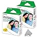 FujiFilm Instax Square Instant Film 2 Twin Pack of 40 Photo Sheets - Compatible with FujiFilm Instax Square SQ6, SQ10 and SQ20 Instant Cameras