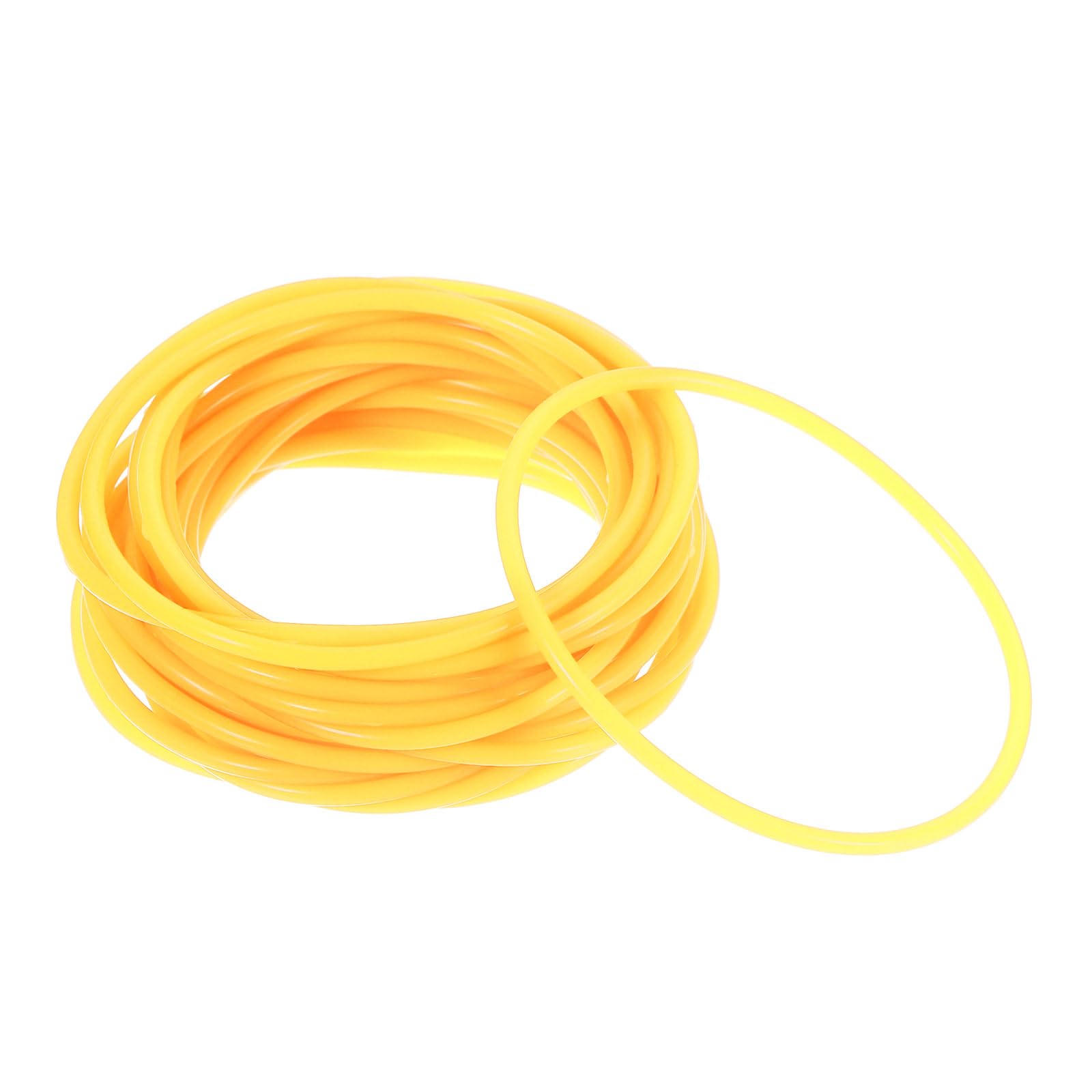 PATIKIL Silicone Jelly Bracelets, 60 Pack Rainbow Glow Rubber Bracelets 80s Neon Stretchy Wristband for Party Favor Adults Teen Sports Team Games, Yellow