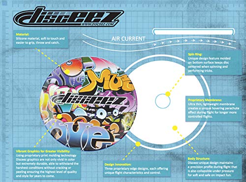 Disceez 8176011 Indoor/Outdoor Flying Disc, 13cm - Thumbnail 4