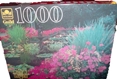 Pond Garden a Tropical Floral 1000 piece puzzle by Guild