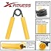 (45kg, Gold) - Metal Hand Gripper by xFitness The Best Grip, Forearm & Finger Exerciser Singer Gripper in 5 Colours, Resistance Level From 23kg. to 23kg. with Redefined Ergonomic Knurling