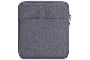 GQZ Kindle Oasis Sleeve Cover 7 Inch Kindle Oasis E-Reader Nylon Case Cover Pouch Travel Carry Bag for 7'' Kindle Oasis 2 3 E-Reader (Dark Grey)