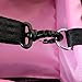 Adorrable Pet Dog Booster Seat Collapsible Waterproof Safety Leash Non Slip Portable Reinforce Car Carrier, Pink