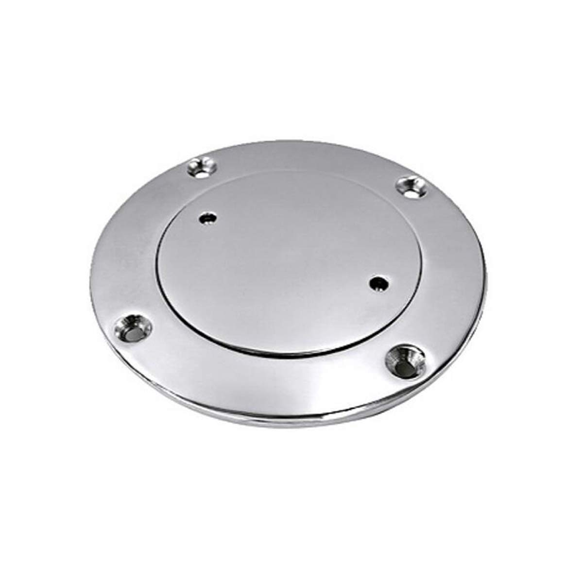 GOFORJUMP 4inch Boat Access Hatch Cover/Deck Plate/Inspection Hatch for Boat Marine Waterproof Inspection Bayonet Stainless Steel