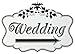 Lillian Rose Black and White Wedding Arrow Directional Sign, Multi
