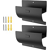 Juformin Heavy-Duty Ladder Hanger-Wall Mount Ladder Hooks for Storage-Wheelbarrow Hangers for Garage Wall-2 Pack