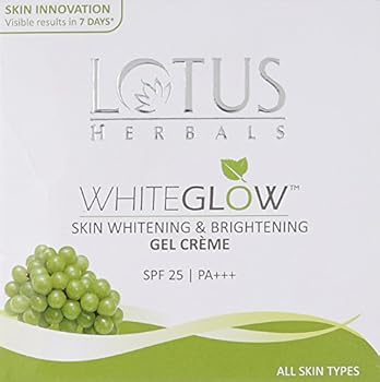 lotus herbal skin whitening and brightening gel cream