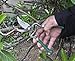 SHVIRO Garden Pruner Shears - Bypass Pruner Design - Curved Blades and Efficient Pruning of Shrubs, Branches, etc. - Sharp Stainless Steel Blades - Sturdy and Durable Design