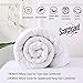 Decroom White Comforter,Down Alternative Quilted Duvet Insert,Moisture-Wicking Treament,Light Weight and Soft for All Season Twin Size