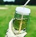 Mommy's Sippy Cup - On-The-Go Double-Wall Acrylic Wine Tumbler with Lid and Straw