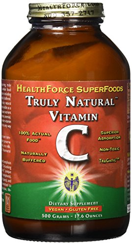 Truly Natural Vitamin C Powder - 17.65 oz (500 Grams) by HealthForce Nutritiona Truly Natural Vitamin C Powder - 17.65 oz (500 Grams) by HealthForce Nutritiona