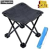 KAIYANG Mini Portable Folding Stool Chair Outdoor Camping Stool for Camping, Hiking, Fishing, Beach, Park with Carry Bag