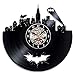 Vinyl Evolution Batman Arkham City Logo Best Wall Clock - Decorate your home with Modern Large Superhero Art - Gift for friend, man and boy - Win a prize for a feedback