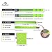 GoxRunx 2 Pack Reflective Vest Running Gear Ultralight Runner Safety Vest+Armbands & Bag