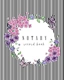 Notary Record Book: Notary Public Logbook, Notary journal, Notary Public Journal, Notary Logbook, No