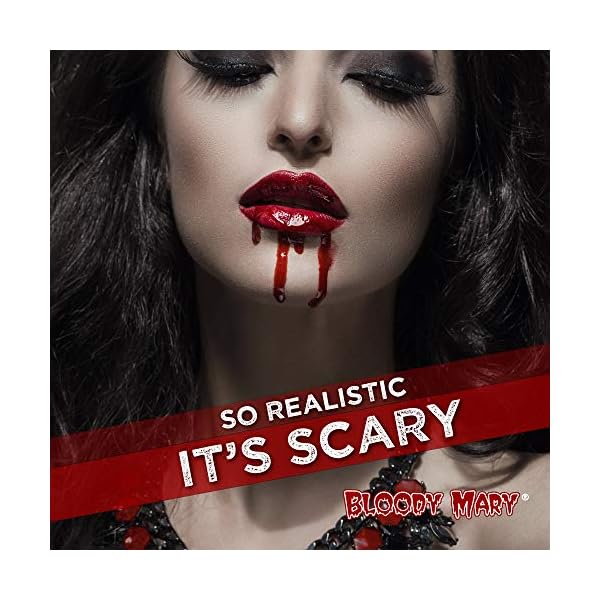 Bloody Mary Fake Blood Makeup Spray - 0.25oz - for Theater and Costume or Halloween Zombie, Vampire and Monster Dress Up - Image 6