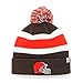 '47 NFL Cleveland Browns Breakaway Cuff Knit Hat, One Size Fits Most, Brown