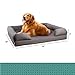 Petlo Orthopedic Pet Sofa Bed - Various Size Options - Dog, Cat or Puppy Memory Foam Mattress Comfortable Couch for Pets with Removable Washable Cover (Large - 36