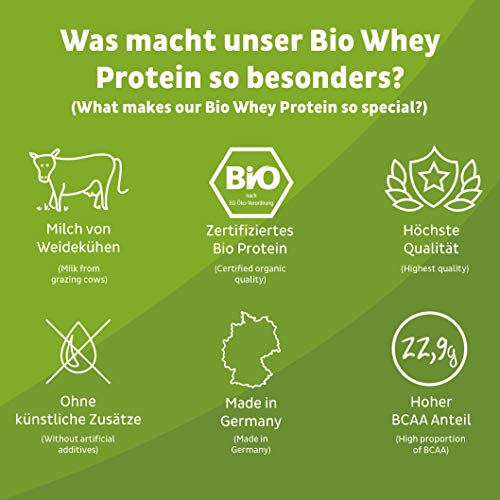 BIO-Whey-Protein-Pulver-Mango-aus-Deutschland-ohne-Soja-Hochwertige-Eiweiss-Shakes-Bio-zertifiziert-650g-Bio-Eiweiss-Pulver-aus-Premium-Molkenprotein-Pulver
