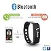 Fitness Tracker Activity Watch Step Walking Sleep Counter Wireless Wristband Pedometer Exercise Tracking Sweatproof Sports Bracelet for Android and iOS Black