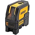DEWALT Cross Line and Spot Laser Level, Red, 165 Ft. (DW0822)