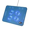 KLIM-Serenity-Laptop-Cooling-Stand-for-Laptop-11-to-156-inches-Perfect-for-Small-and-Medium-Laptops-Stable-And-Sturdy-Metal-Grid-Silent-Laptop-Cooling-Pad-NEW-2020-Blue KLIM Serenity + Laptop Cooling Stand for Laptop + 11 to 15.6 inches + Perfect for Small and Medium Laptops + Stable And…