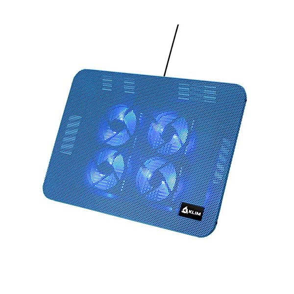 KLIM-Serenity-Laptop-Cooling-Stand-for-Laptop-11-to-156-inches-Perfect-for-Small-and-Medium-Laptops-Stable-And-Sturdy-Metal-Grid-Silent-Laptop-Cooling-Pad-NEW-2020-Blue KLIM Serenity + Laptop Cooling Stand for Laptop + 11 to 15.6 inches + Perfect for Small and Medium Laptops + Stable And…