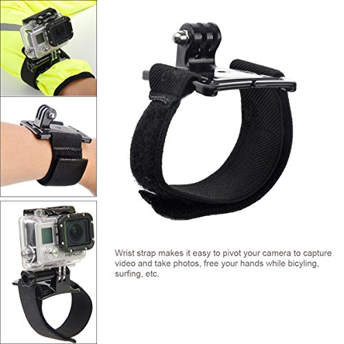 Kupton Accessories Action Camera Mount Kit for GoPro Hero AKASO EK7000