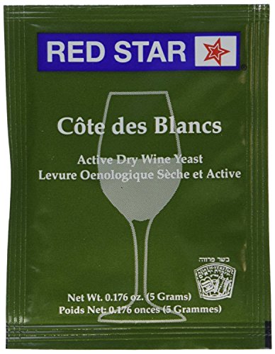 Red Star Cote DES Balances Wine Yeast (Pack of 10) - Thumbnail 3