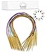 Circular Knitting Needles Set by SundryGoods - Bamboo Wood - Flexible - 18 Sizes: 2 mm - 10 mm (US sizes 0-15), Length: 80 cm (32 inch US) - Bonus Stitch Markers
