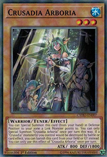 Yu-Gi-Oh! - Crusadia Arboria - CYHO-EN007 - Common - 1st Edition - Cybernetic Horizon