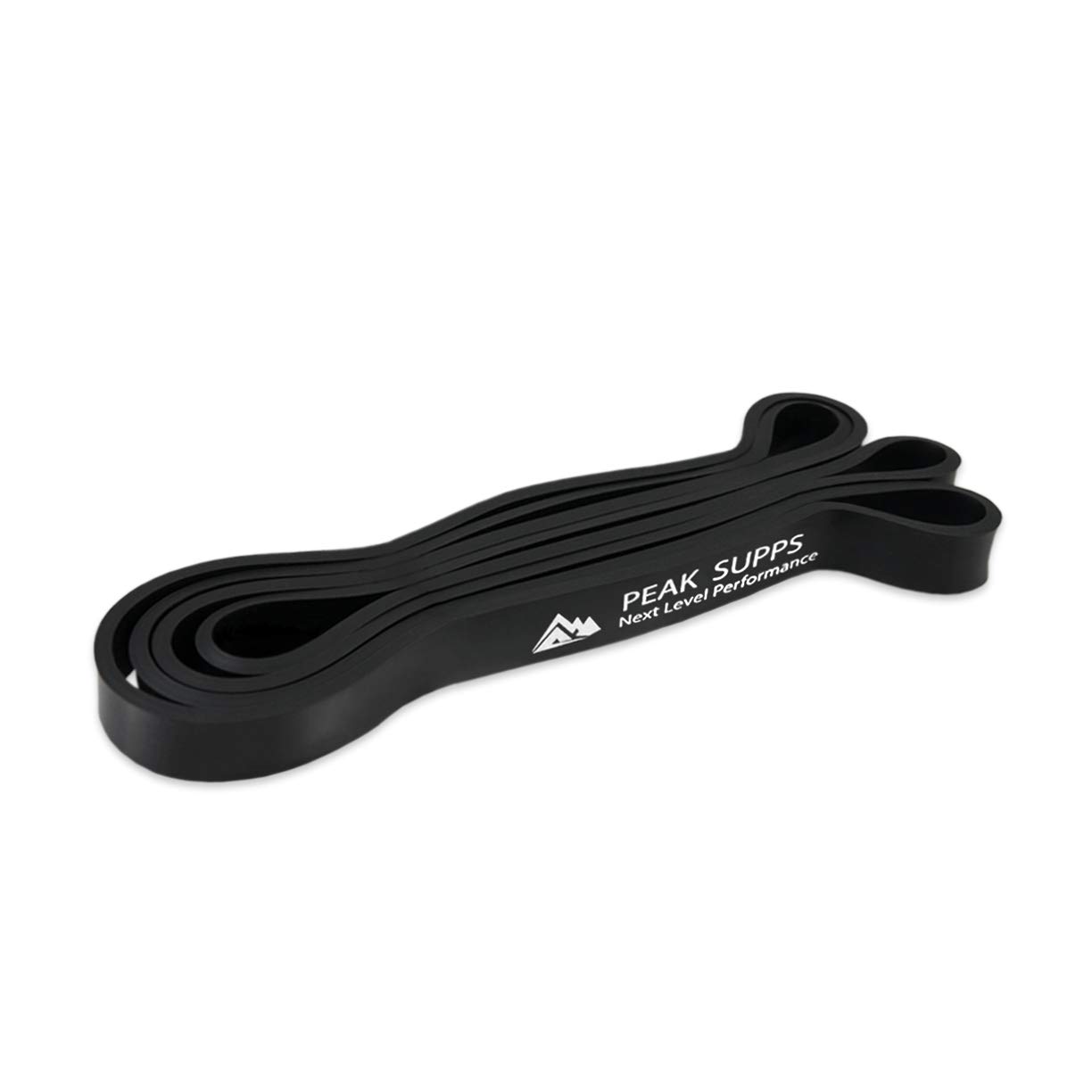 Peak Supps Assisted Pull Up Bands - Black (Up To 18kg Stretch)