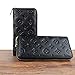 LXJ STORE Women RFID Blocking Wallet Large Capacity Genuine Leather Card Holder Clutch Ladies Purse Long Big Wallet (black)