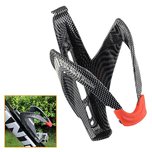 Domybest Carbon Fiber Road Bicycle Bike Cycling Water Bottle Holder Rack Cage