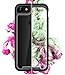 iPhone 7 Case, Kaptron Slim Fit Premium Clear Soft TPU Back Panel with Hard Protective Coloured Bumper Case for Apple iPhone 7 (2016) (Black)