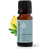Plant Therapy Deodorizing Essential Oil Blend, 10 mL (1/3 oz), Pure Essential Oils, Undiluted, Therapeutic Grade, Ideal for Household Cleaning & Deodorizing