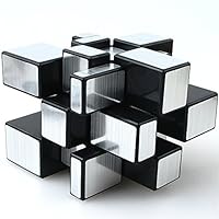 TANCH Dysmorphism Mirror Surface Speed Magic Cube 3X3 Puzzle for Children & Adults Silver