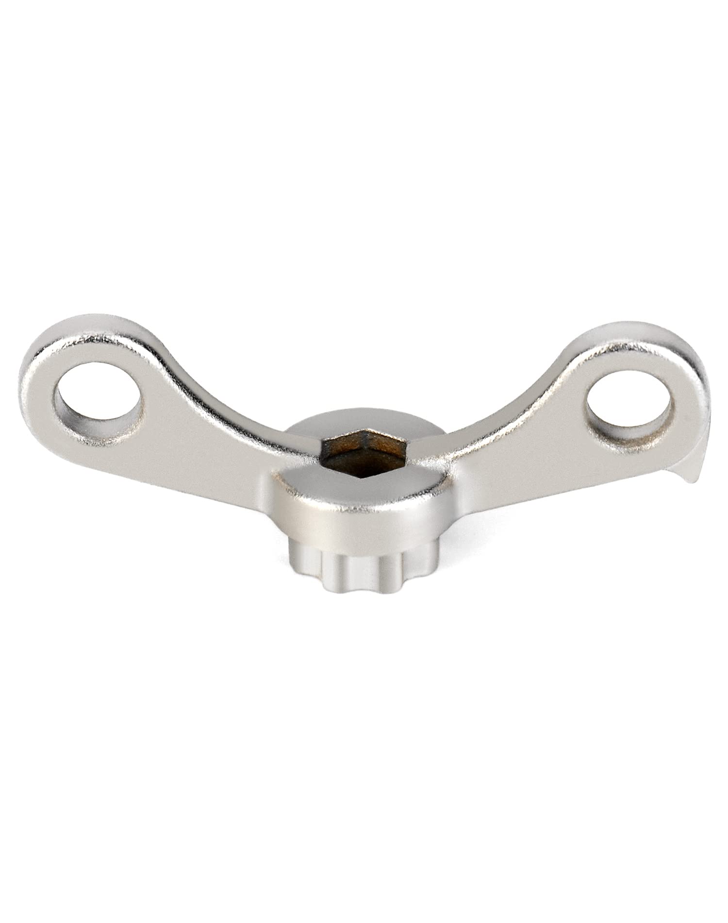 Photo 1 of QWORK Bike Crank Arm Dust Cap Install Removal Wrench Tool Compatible with Shimano SRAM RaceFace TRUVATIV