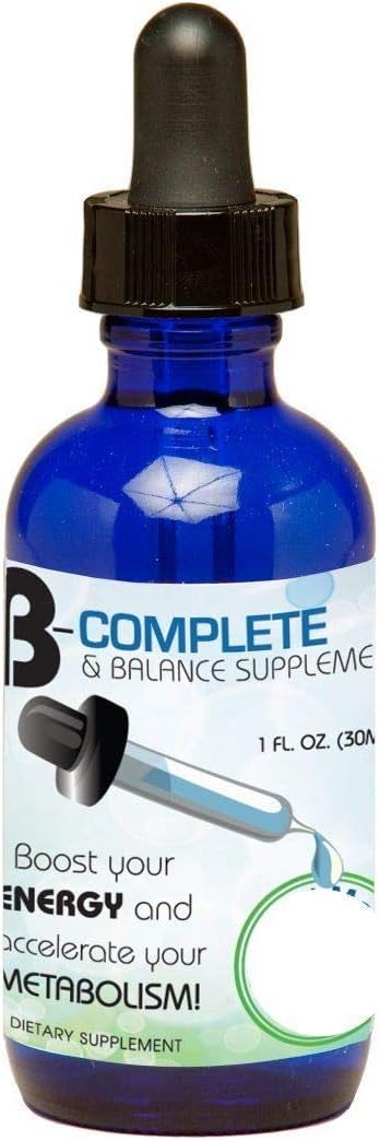 1200mcg Methylcobalamin Vitamin B Complex- Complete B Drops for Boosting Energy and Metabolism