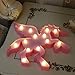 Plastic Pegasus Unicorn with Wings Night Light Animal Shape LED Marquee Sign, Indoor Decorative Lighting for Kids Children Bedroom, LED Table Lamps Mood Lighting - Pink