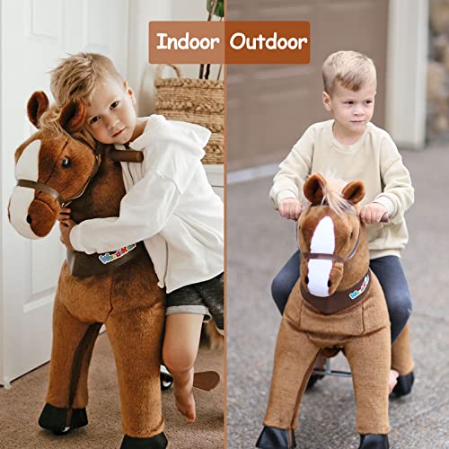 WondeRides Ride on Horse Toy, Kids Ride on Toy (Small Size 3, 30.1 Inch