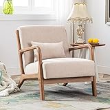 ANJHOME Mid Century Modern Accent Chair, Single