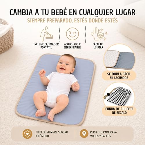 ANCRIVE Waterproof Baby Carriage Backpack with Changing Pad, Baby Carriage Backpack with 7 Compartments and 9 Pockets, Ideal for Hospital Maternity, Walks and Travel, Diaper Backpack for Mom and Dad