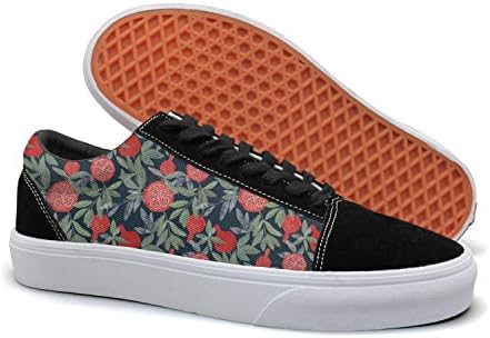 YCFTA A Lot Of Pomegranates Women Casual Sneakers Shoes Footwear Slip Print Comfortable