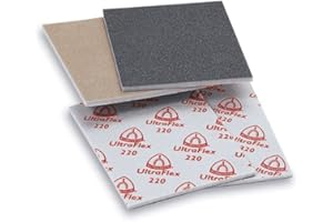 Klingspor Ultraflex Sand Pad 220 Ultraflex Sanding Pads 4.5" x 5.5" A/O - 220 Grit, Box of 10