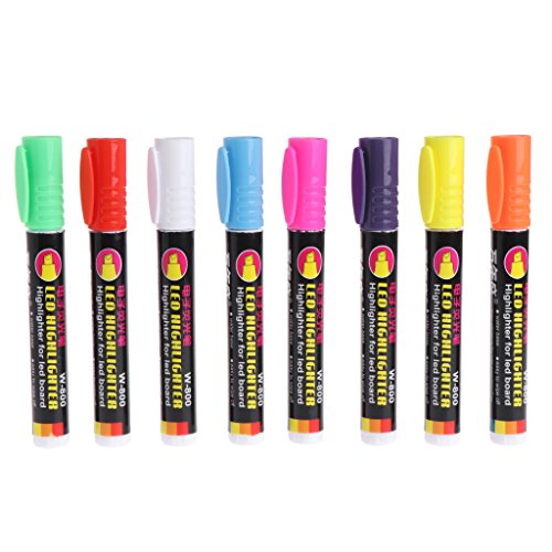 Qupida 1 pcs Queen Bee Marking Pen Fluorescent 8 Color Beekeeping Tools Plastic Marker Supply (O)
