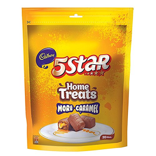 Cadbury 5 Star Chocolate Home Pack, 200g (20 Units)
