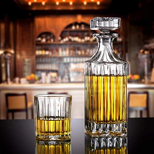 Whiskygläser, altmodisch, Kristall, 340 ml, 4 Stück, Rocks Barware zum Trinken von Bourbon, Scotch Whisky, Cocktails… – Bild 7
